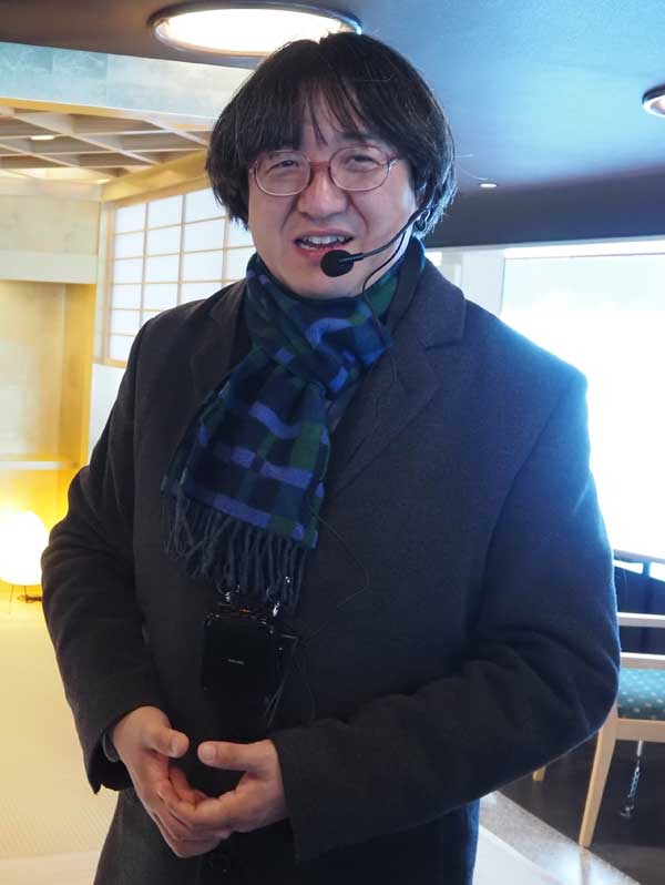 「えちごトキめきリゾート雪月花」の設計デザイン統括、川西康之氏（神奈川県箱根町で大塚圭一郎撮影）