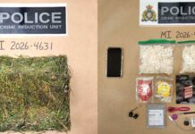 刑務所内で、芝生でカムフラージュされた禁制品発見 Photo from Mission RCMP