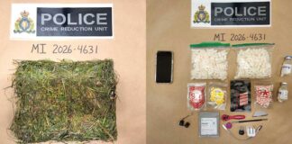 刑務所内で、芝生でカムフラージュされた禁制品発見 Photo from Mission RCMP