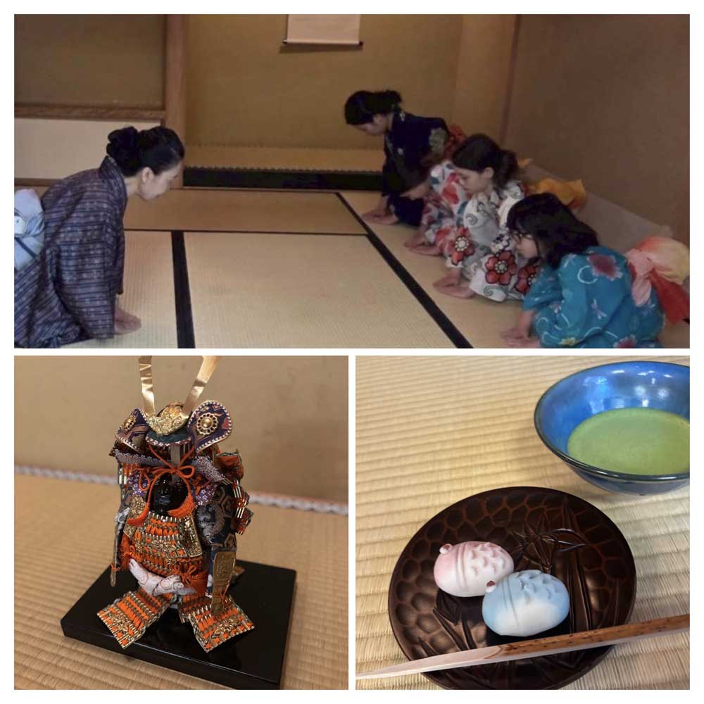 「端午の節句 子ども茶会 東漸寺にあるお茶室にて」By コナともこ