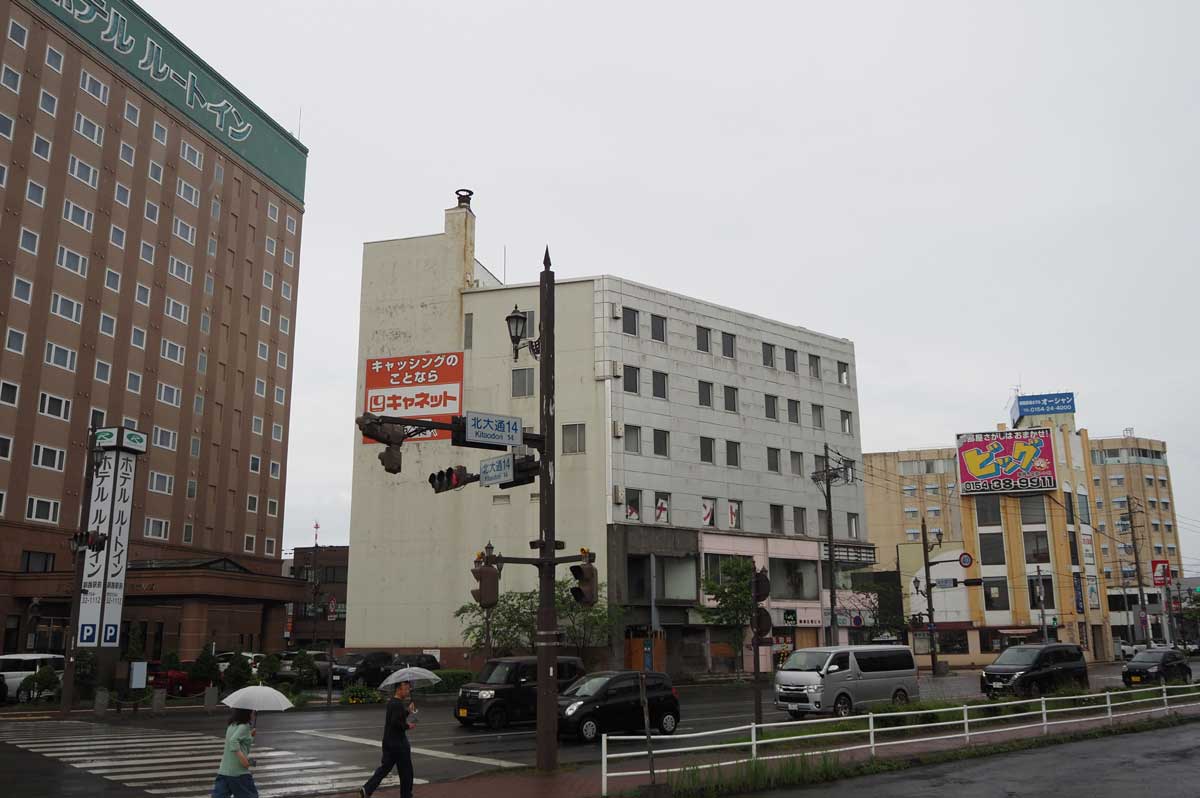 JR釧路駅前の様子(大塚圭一郎撮影)