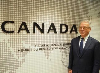 初の北海道―カナダ直行便で「訪日客の期待に応え、北米行きの需要もつくり出したい」 エア・カナダの伊藤・日本地区カントリーセールスマネージャー エア・カナダの伊藤正彰・日本地区カントリーセールスマネージャー(東京都で大塚圭一郎撮影)