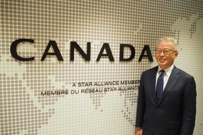 2_AirCanada_Mr-Ito_2026-7 エア・カナダの伊藤正彰・日本地区カントリーセールスマネージャー(東京都で大塚圭一郎撮影)