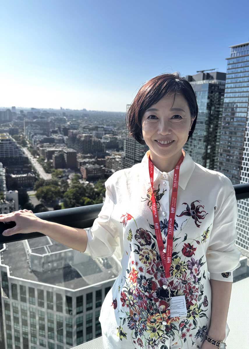 「わたしの知らない子どもたち(英題:Children Untold)」の西川美和監督。オンタリオ州トロント市。