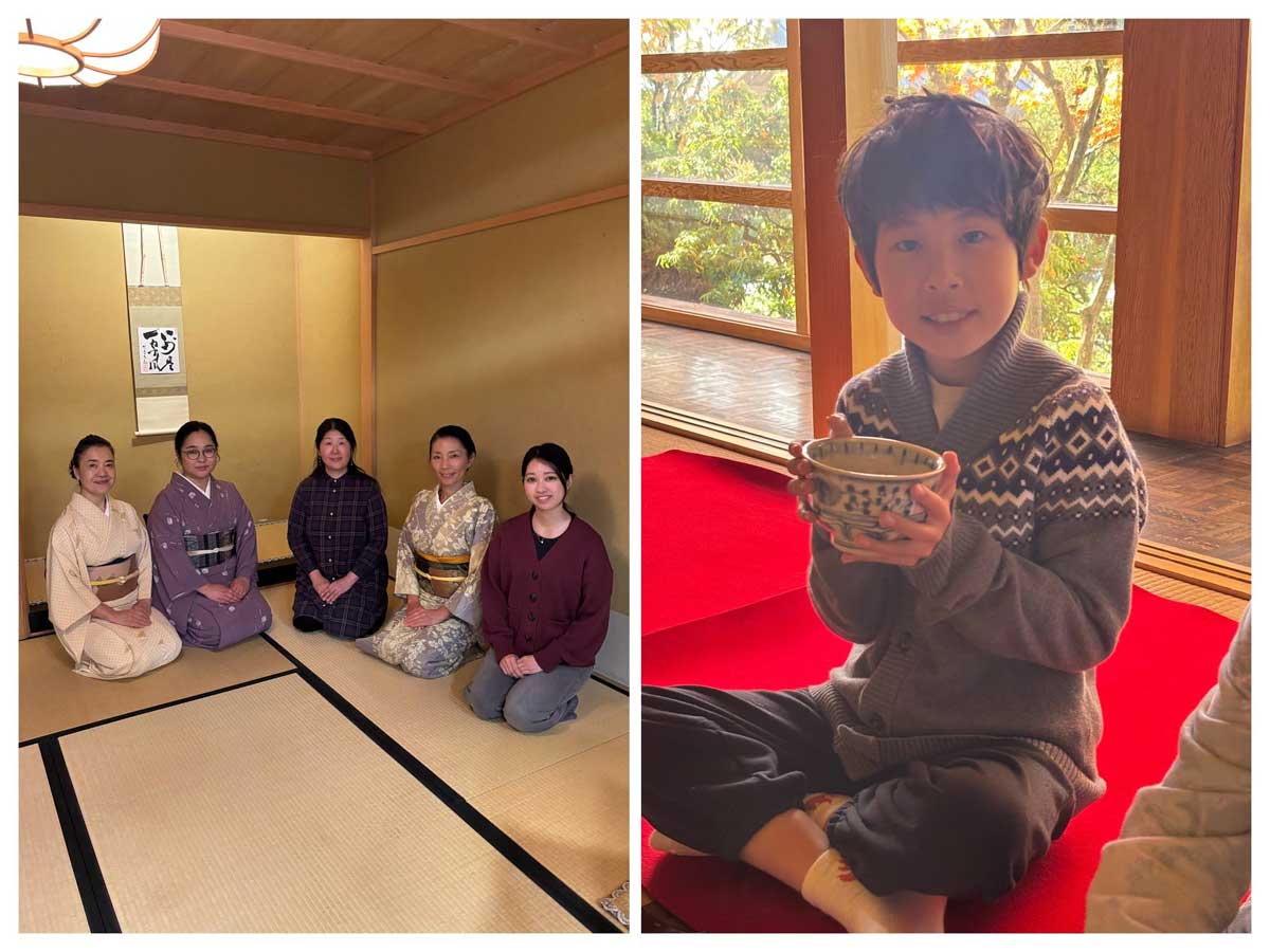 「有志の皆さまとお抹茶が好きな男の子、和の学校のキッズ茶会にて」By コナともこ